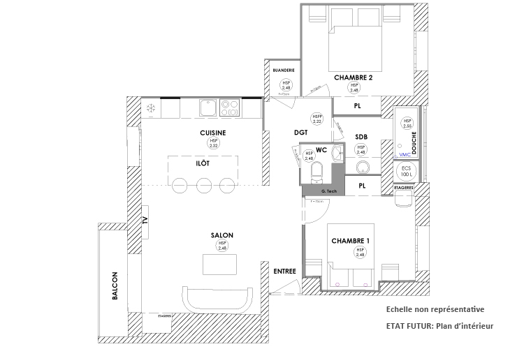 Plan intérieur Etat futur