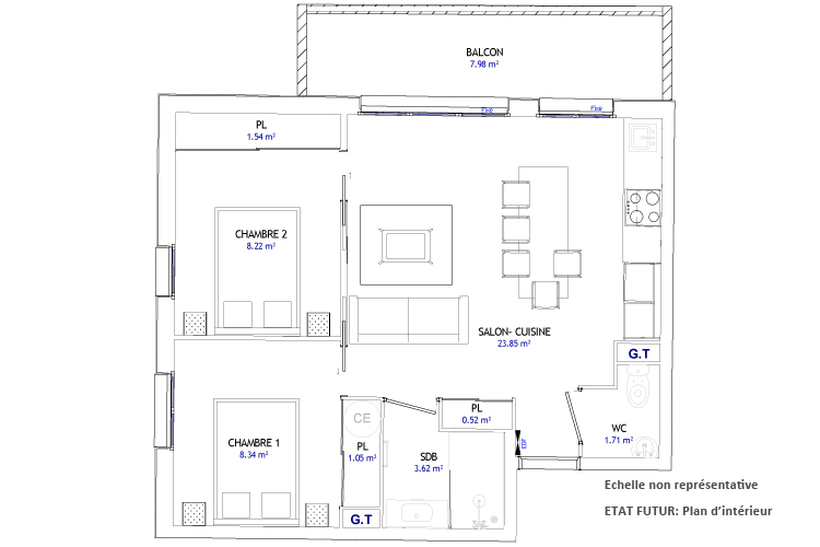 Plan intérieur Etat futur