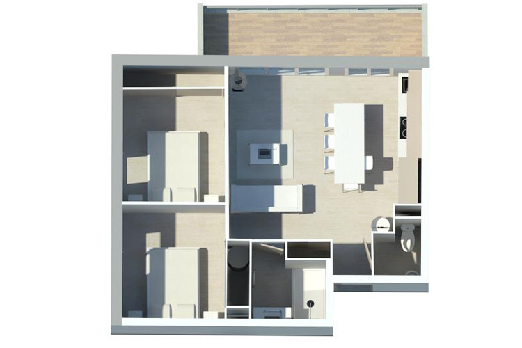 Simulation 3D Vue Axo