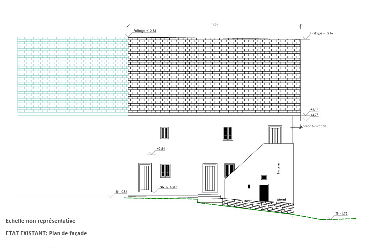 Etat Initial plan de façades