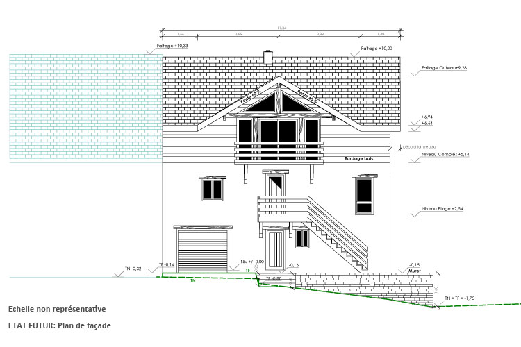 Etat Futur plan de façades