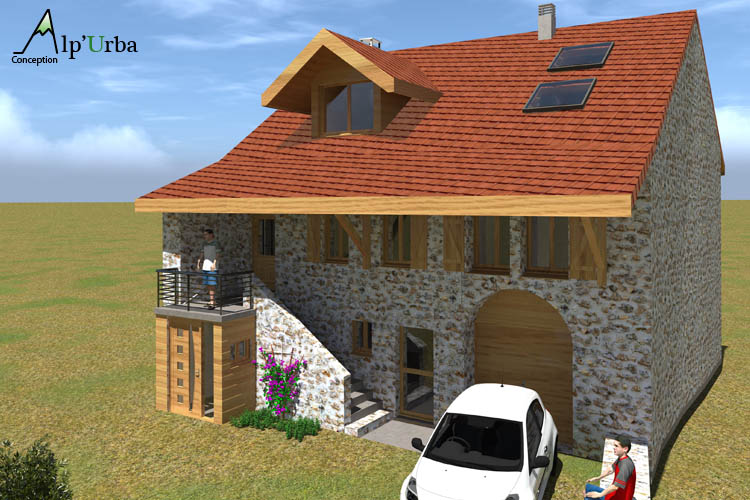 Etat Initial rénovation modification grange