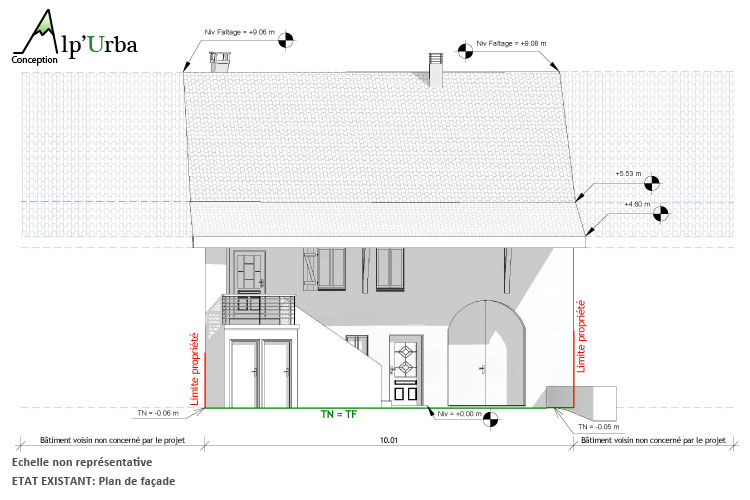 Etat Initial plan de façades