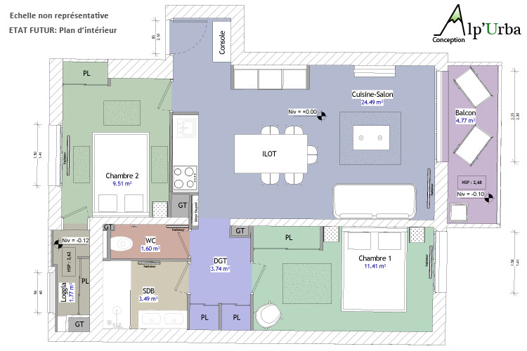 Plan intérieur Etat futur