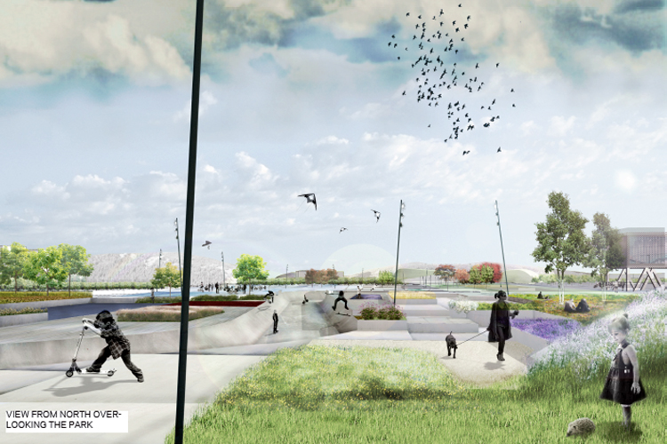 Vue 3D projet urbanisme