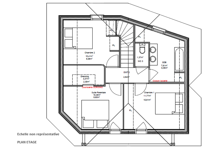 Plan maison ossature bois